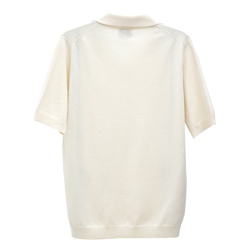 Norse Projects Leif Cotton Linen Polo Kit White N45-05027187 Degli Uberti